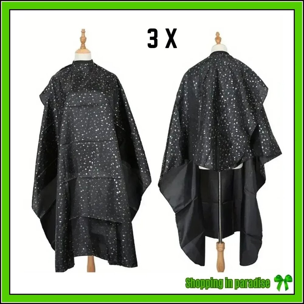 3 X Salon cape Barber’s cape hairstyling cape unisex
